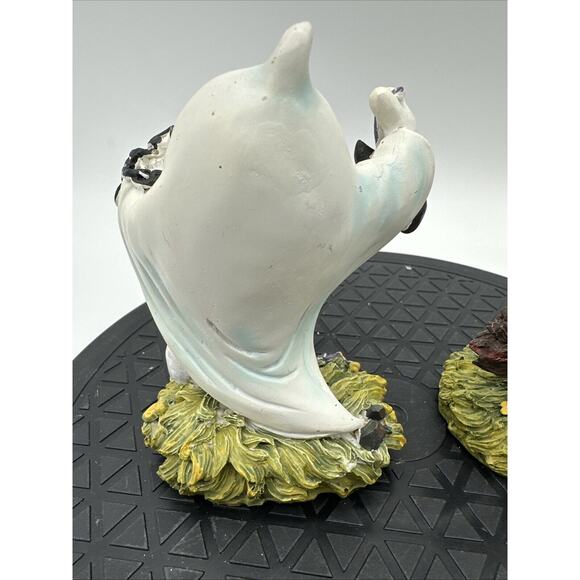 Lot Of 3 Vintage Halloween Ghost Figurines Resin EUC - Picture 9 of 10